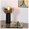 Lucide Marius Lampe de tab.-Noir-Ø20