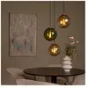 Lucide Suspension Monsaraz, Ø 35 cm, ambre/vert, verre, E27
