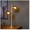 Lucide 45574/02/02 Lampe de Table, Acier, 56 W, Satin Gold