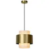 LUCIDE FIRMIN - Suspension - Ø 30 cm - 1xE27 - Or Mat/Laiton