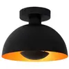 LUCIDE SIEMON - Plafonnier - Ø 25 cm - 1xE27 - Noir