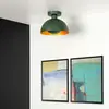 LUCIDE SIEMON - Plafonnier - Ø 25 cm - 1xE27 - Vert