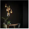 LUCIDE Joanet - Suspension - Ø 71 cm - 5xE27 Fumé/Or Mat/Laiton