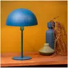 Lucide SIEMON - Lampe de table - Ø 25 cm - 1xE14 - Bleu