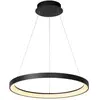 LUCIDE VIDAL - Suspension - Ø 58 cm - LED Dim. - 1x48W 2700K - Noir
