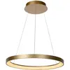 LUCIDE VIDAL - Suspension - Ø 58 cm - LED Dim. - 1x48W 2700K - Or Mat/Laiton