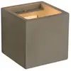 Lucide GIPSY-Applique murale cubique Plâtre H11.5cm Gris