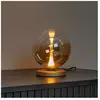 Gisela Lampe de tab.-Ambre-Ø16