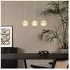 Lucide Suspension LED Cintra, angulaire, transparent/doré, acrylique