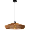 LUCIDE YUNKAI - Suspension - Ø 50 cm - 1xE27 - Naturel