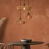 LUCIDE YUNKAI - Suspension - Ø 60 cm - 3xE27 - Naturel