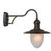 Lucide Applique d'extérieur Aruba, Ø 25 cm, brun rouille