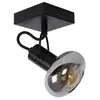 Lucide Spot pour plafond Madee noir/fumé, à 1 lampe