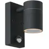 Lucide ARNE LED-Applique d'extérieur avec Détecteur Métal H16cm Noir