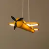Lucide Suspension LED pour chambre d'enfant Fokker, jaune Longueur 46 ...