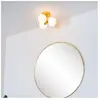Lucide Plafonnier salle de bain Trudy x3 doré mat/opale