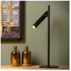 LUCIDE PHILON - Lampe de table - Ø 13 cm - LED Dim. - 1x4,5W 3000K - Noir