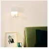 Lucide BOXER-Applique Acier avec spot et port USB H24cm