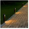 LUCIDE COMBO - Borne extérieur - Ø 9 cm - LED - 1x9W 3000K - IP54 - Noir