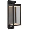 Lucide Clairette Applique D'extérieur Led Aluminium / Verre Avec Détecteur H38cm