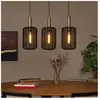 Lucide Suspension Corina, noir, à 3 lampes, E27