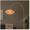 Lampadaire arc Corina beige crème IP20 E27 40W Ø55 x H.192cm Lucide