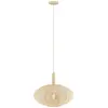 LUCIDE Corina - Suspension - Diamètre : 50 cm - 1 ampoule E27 - Beige