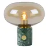 Lucide 03520/01/62 Lampe de Table, Marbre, 40 W, Ambre, Vert