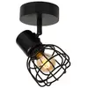 Lucide Spot pour plafond Filox, noir, à 1 lampe