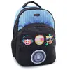 Sac à dos - EMOJI - Bleu Jeans - 46 CM - Mixte - Primaire - Zippée