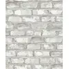 DUTCH WALLCOVERINGS Papier peint Briques Blanc EW3104