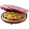 Four a pizza - DOMO - My express - 1450W - Rouge - Minuterie - Température variable