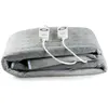 Chauffe-lit électrique 2 personnes DOMO - 6 Niveaux de chaleur - Molleton de flanelle - 160x140 cm - Gris