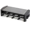 Domo DO-9039G Grande Raclette/Pierre à Griller Naturelle Polie, Argent