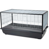 Cage pour rongeurs Nobby Pet Aura 120 Plexi Argenté 118x64x62 cm 62477
