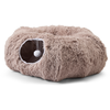 env. Ø85xH26cm Savic Tunnel de jeu Snuggle avec coussin pour chat