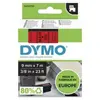 Dymo 40917 (S0720720) - (9 mm) - Noir sur rouge - Ruban