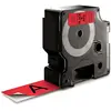 Dymo 53717 (S0720970) - (24 mm) - Noir sur rouge - Ruban