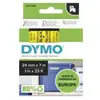 Ruban encreur DYMO 53718 Couleur de ruban: jaune Couleur de police:noir 24 mm 7 m,