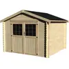 Abri jardin bois "Valodeal" - 8.88 m² - 2.98 x 2.98 x 2.39 m - 34 mm