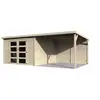 Abri de jardin bois Délice 28 mm - 17,40 m²