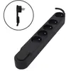 CHACON Bloc Design 5x16A avec interrupteur et fiche plate - 1,5m - Noir
