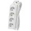 CHACON Bloc multiprise 4 prises 16A 1,5m blanc