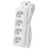 CHACON Bloc multiprise 4 prises 16A 3m blanc