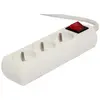 CHACON Bloc multiprise avec interrupteur 3 prises 16A 1,5m blanc