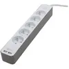 CHACON Bloc multiprise 5 prises 16 A avec 2 ports USB et câble 1,5 m HO5VV-F 3x1