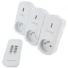 Universeel CHACON Set de 3 prises On/Off+ Télécommande 2000W - FR