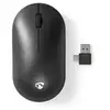 Nedis Souris Silencieuse sans Fil 1200 dpi Ambidextre Rechargeable Noir