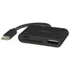 Nedis Hub USB, 1 Port USB-C, 1 Port USB A, 1 Port USB-C, 4 Ports(s) - USB 2.0 - Alimentation Via USB - SD et MicroSD