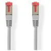 NEDIS Câble Cat 6 | Fiche RJ45 | Fiche RJ45 | SF/UTP | 15 m | Rond | PVC | Gris | Étiquette